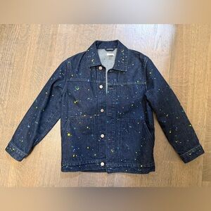 [Rare Find] COS Kids Paint Splatter Denim Jacket (Size 6-8Y)